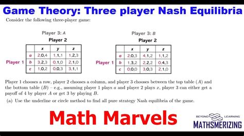 three player game theory.